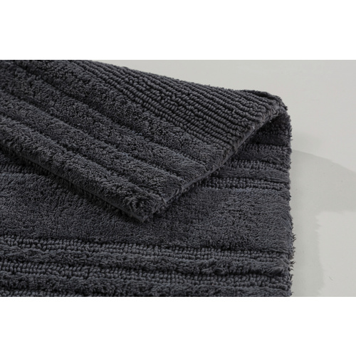 Thumbnail - SCHÖNER WOHNEN KOLLEKTION Badematte »Bahamas«, BxL: 67 x 110 cm, Baumwolle - grau