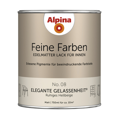 ALPINA FARBEN Buntlack »Feine Farben«, 0,75 l, hellbeige
