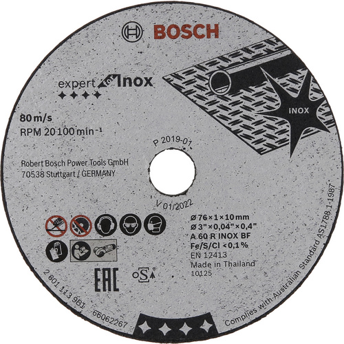 Bosch Trennscheiben A60R INOX BF 76mm 5St.