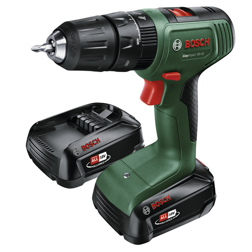 Thumbnail - BOSCH HOME & GARDEN Akku-Zweigang-Schlagbohrschrauber »EasyImpact 18V-40«, inkl. 2 Akkus - gruen