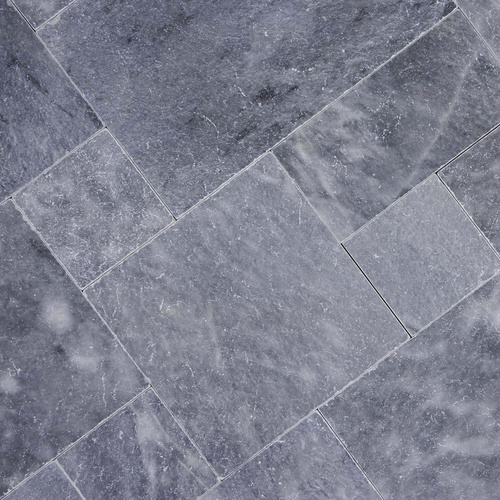 Thumbnail - WOHNRAUSCH Terrassenplatten »Pandora Blue«, 0,74 m², Römischer Verband, Kalkstein, blau/grau