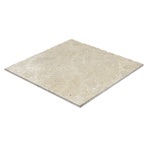 Thumbnail - WOHNRAUSCH Wand- und Bodenfliese »Tosca Cream«, LxBxH: 20,3 x 20,3 x 1,2 cm, Travertin, beige, matt, getrommelt,
