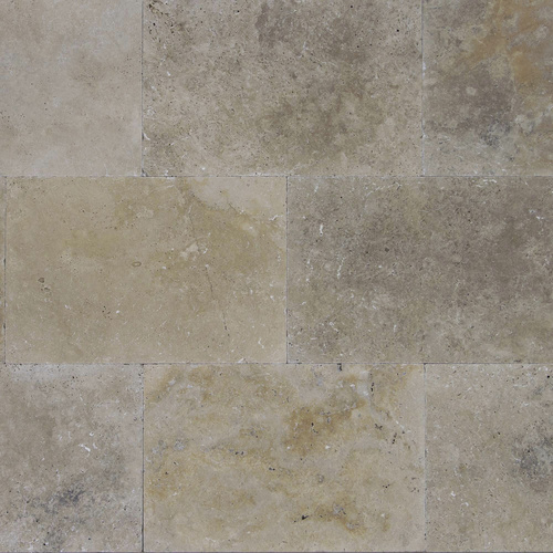 Thumbnail - WOHNRAUSCH Wand- und Bodenfliese »Tosca Ecomix«, LxBxH: 61 x 40,6 x 1,2 cm,Travertin, beige/braun, matt, getrommelt