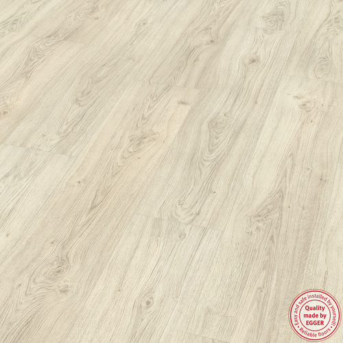 EGGER Laminat »Home«, Matera Eiche weiß (EHL184), BxL: 1292 x 246 mm - beige