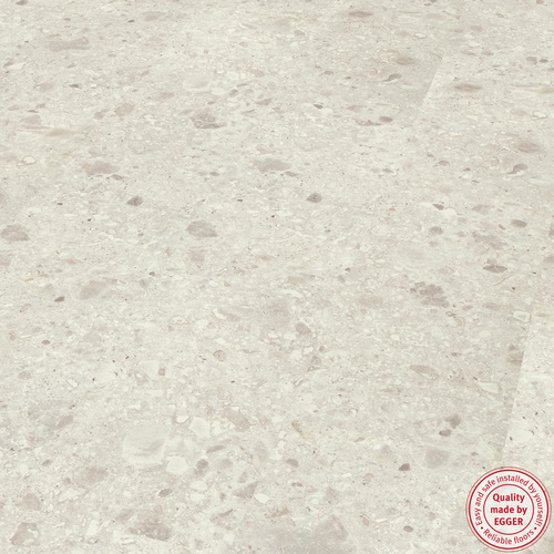 EGGER Laminat »Home«, Triestino Terrazzo weiß (EHL137), BxL: 1292 x 327 mm - weiss