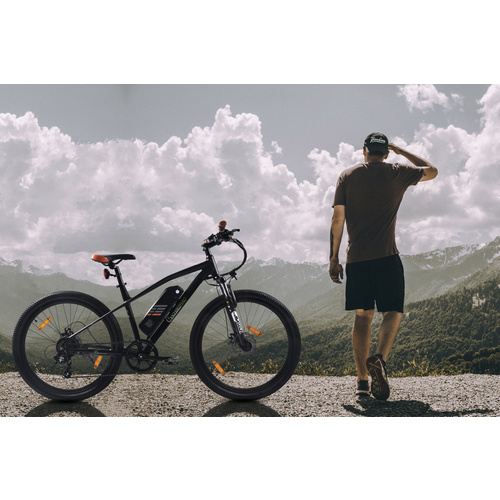 Thumbnail - SachsenRad E-Bike »R6 E-Racing«, 26 Zoll, 7-Gang - schwarz