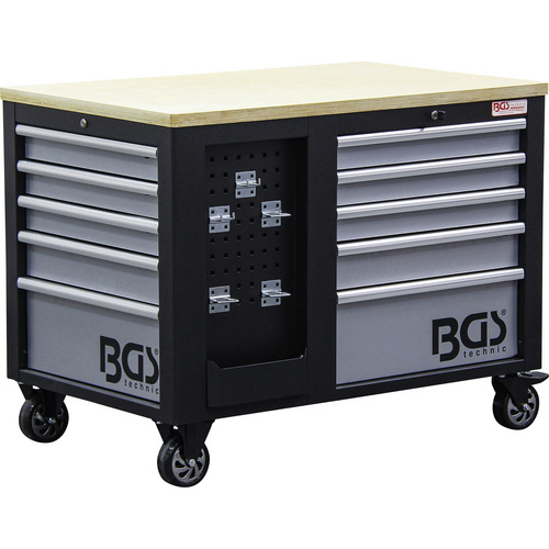 BGS Werkstattwagen 2 x 5 Schubladen 1 Schrank leer