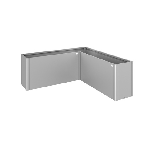 Biohort Silber Metallic Hochbeet "Belvedere L-Form Maxi 2 M Verschiedene Farben" 201X201x77 Cm Extrem Langlebig Aus Metall von Baur - Image 3