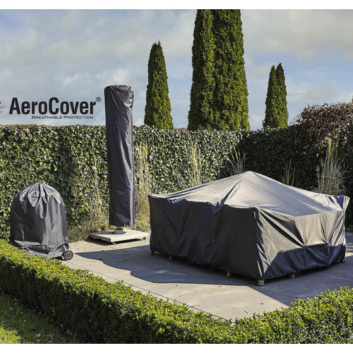AEROCOVER Grillgeräte-Schutzhülle, BxHxT: 57 x 83 x 57 cm, Kunstfaser - grau