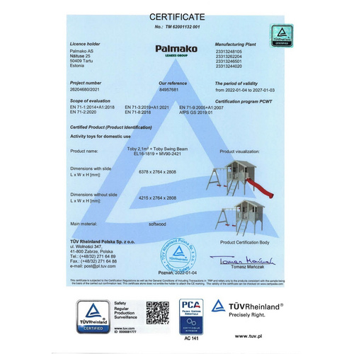 Mr. GARDENER Schaukelanbau »Achim«, 24...