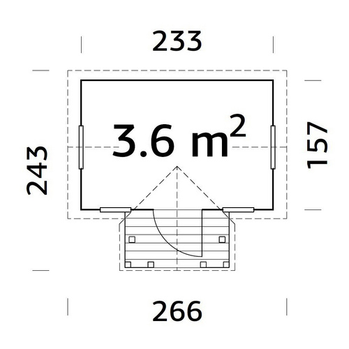 Mr. GARDENER Spielhaus BxHxT: 233 x 219 ...