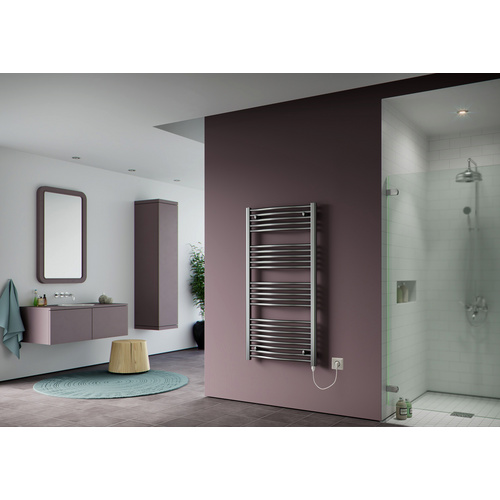 Thumbnail - XIMAX Handtuchwärmer »C3«, Anschluss: elektrisch, Typ 1 - silberfarben