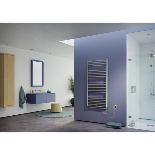 Thumbnail - XIMAX Handtuchwärmer »C1«, Anschluss: elektrisch, Typ 3 - silberfarben