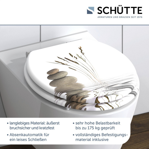 SCHÜTTE WC-Sitz »BALANCE«, MDF, oval, mit Softclose-Funktion - bunt