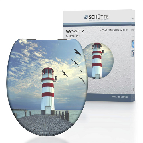 SCHÜTTE WC-Sitz »LIGHTHOUSE«, Duroplast, oval,  mit Softclose-Funktion – bunt