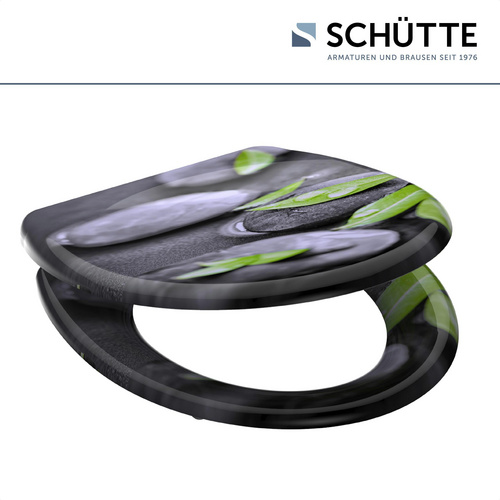 SCHÜTTE WC-Sitz »STONE«, duroplast, oval, mit Softclose-Funktion - bunt