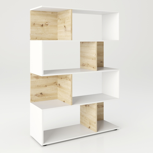 Phoenix Safe Regal SHELFY mit 8 Fächern, Artisan Eiche mit Weiß - Bild 2