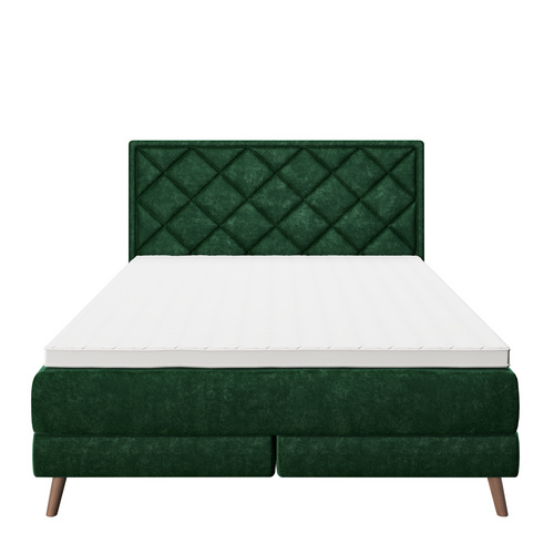 Thumbnail - PHOENIX Boxspringbett »AUDREY«, BxHxL: 170 x 118 x 210 cm, Holz/Metall/Kunststoff - gruen