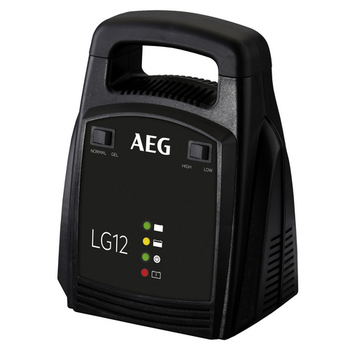 Image of AEG Batterieladegerät »LG12«, für alle gängigen 12 V Autobatterien - schwarz