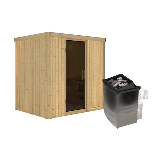 KARIBU Sauna »Kothla«, inkl. 9 kW Saun...