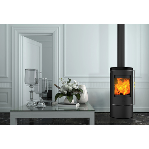 FIREPLACE Kaminofen »Rondale«, Keramik, 5 kW - grau (Rabatt: 35 %)