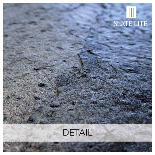 Thumbnail - SlateLite Schieferfurnier »Silver Grey«, bunt, Leicht-Schiefer - grau