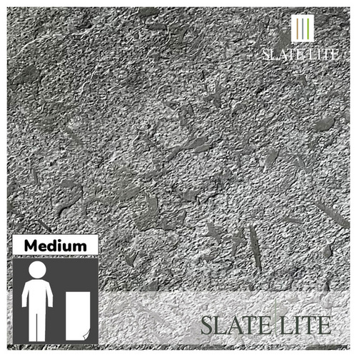 SlateLite Schieferfurnier »Matrix«, bunt, Leicht-Schiefer - grau