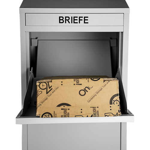 Thumbnail - Ondis24 Paketbox, BxHxT: 41 x 103 x 38 cm, Metall - weiss