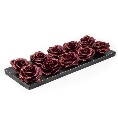 Flowerbox Wachsrose – rot