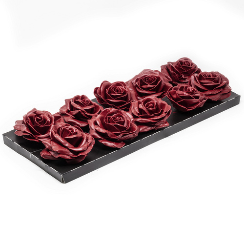 Flowerbox Wachsrose – rot