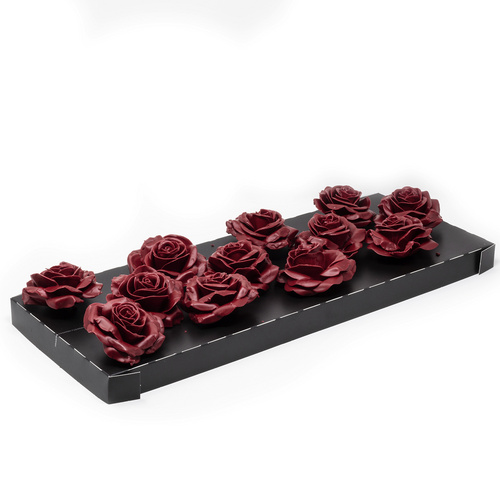 Flowerbox Wachsrose – rot