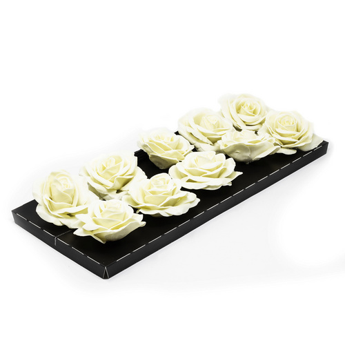 Flowerbox Wachsrose – weiss