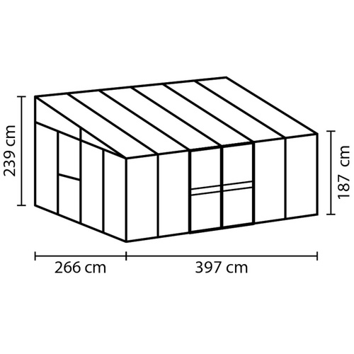 VITAVIA Gewächshaus »Helena«, 10,2 m...