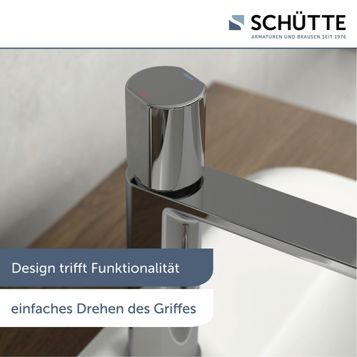 Thumbnail - SCHÜTTE Waschtischarmatur »NEW YORK«, 3/8", chromfarben - silberfarben