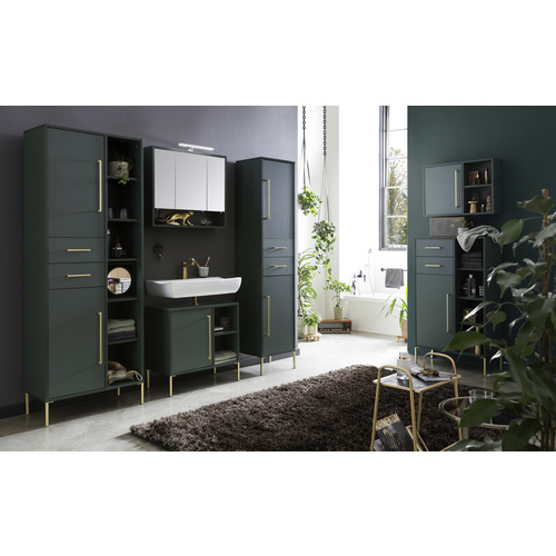 Thumbnail - SCHILDMEYER Hochschrank »Kent«, BxHxT: 67,1 x 184,3 x 33,1 cm - gruen