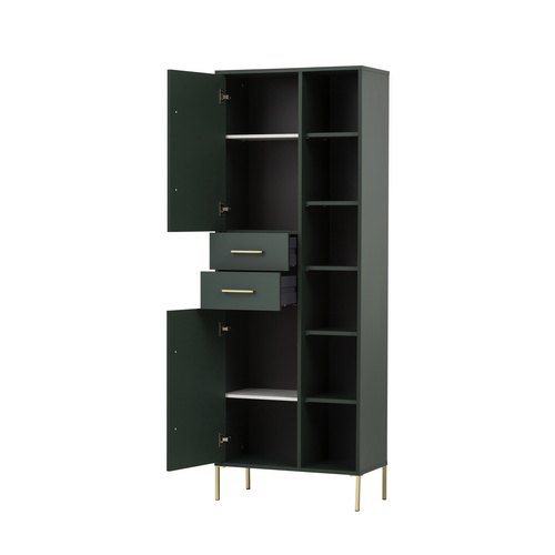 Thumbnail - SCHILDMEYER Hochschrank »Kent«, BxHxT: 67,1 x 184,3 x 33,1 cm - gruen