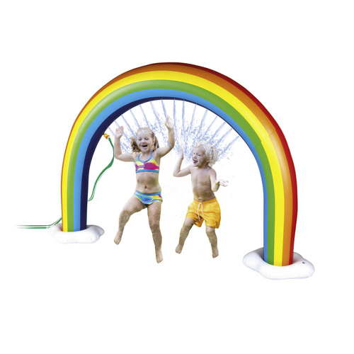 Wehncke Sprinkler Regenbogen mit Wolken