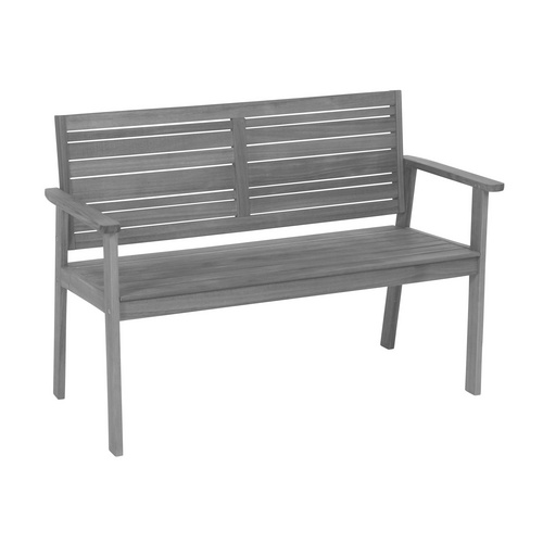 Greemotion Gartenbank 2-Sitzer Maui Grau Akazienholz 83 x 120 x 58 cm