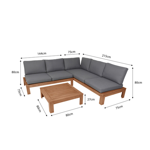 GREEMOTION Loungeset »Modena«, grau/ho... GREEMOTION Loungeset »Modena«, grau/ho...