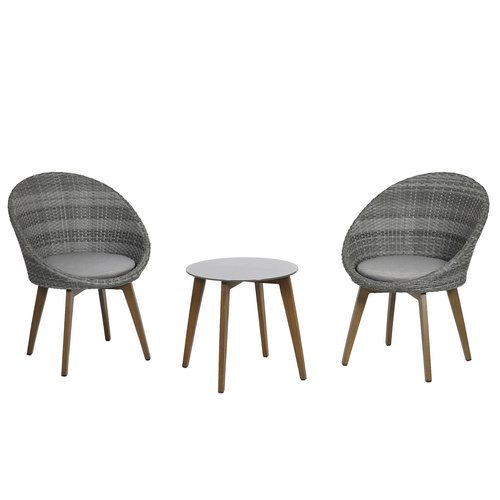 Greemotion Balkon-Set Auckland 3-teilig Anthrazit