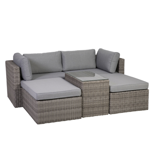 GREEMOTION Loungeset »Palma«, grau, Me...