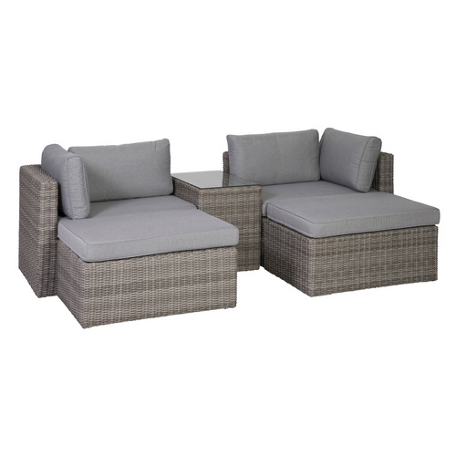 GREEMOTION Loungeset »Palma«, grau, Me...