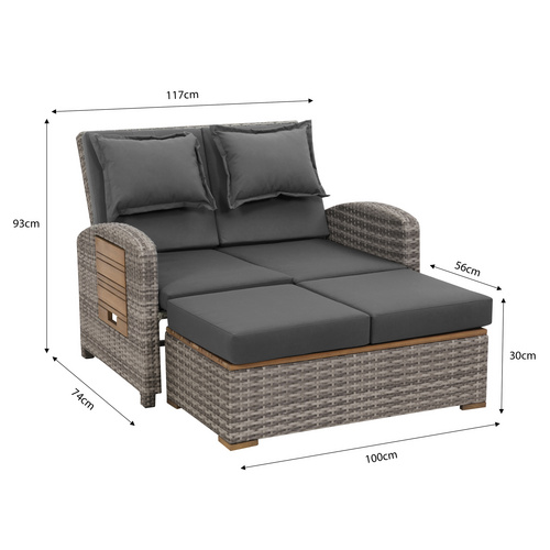 GREEMOTION Gartensofa »Tobago«, Metall...