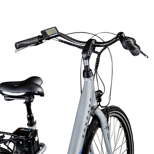 ZÜNDAPP E-Bike »Green 2.7«, 26 Zoll, 3-Gang - grau - Größe 26 zoll