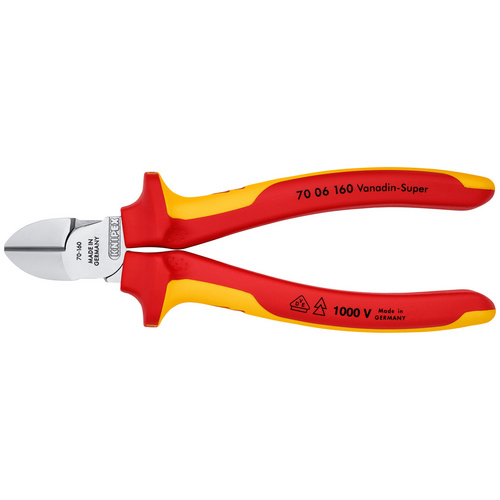 Knipex Mehrfarbig Bolzenschneider + Seitenschneider, Seitenschneider 70 06 160 Sb (160 Mm) - Image 5