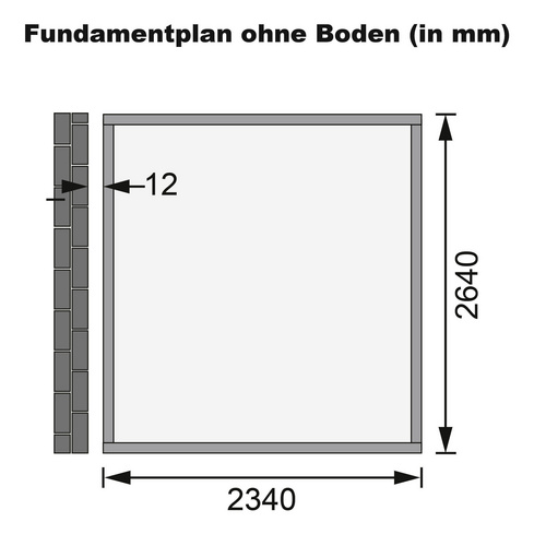 KARIBU Gartenhaus »Bomlitz 3«, BxT: 23...