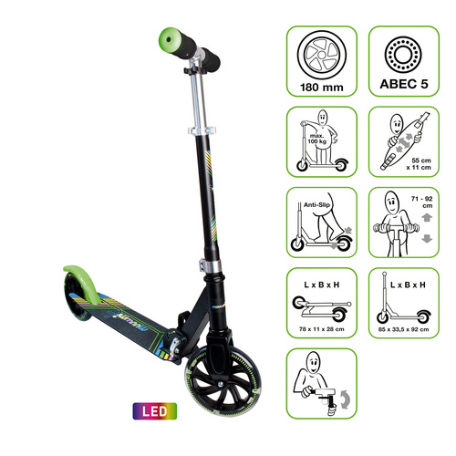 Muuwmi Scooter »180«, BxHxL: 33,5 x 92...