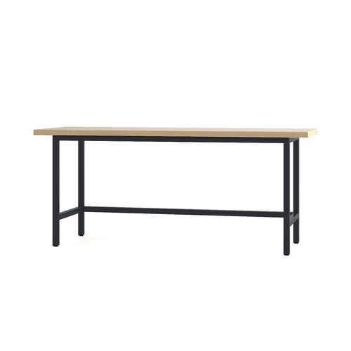 Pador Werktisch Grundmodul 200 cm Anthrazitgrau