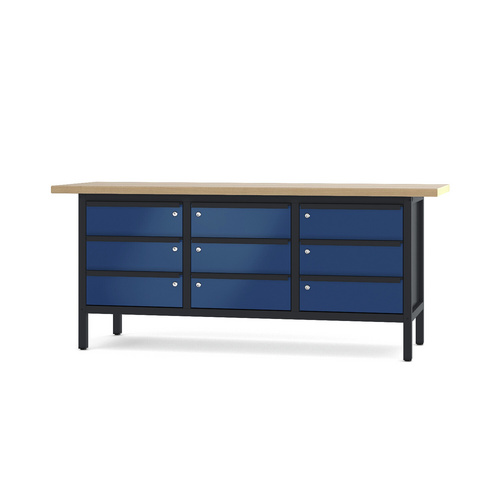 PADOR Werkbank 31 S 333, Höhe/Länge: 85,5x200 cm
