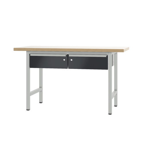 PADOR Werkbank 700.1.1.700, L/T/H: 150x70x85,5 cm, abschließbar